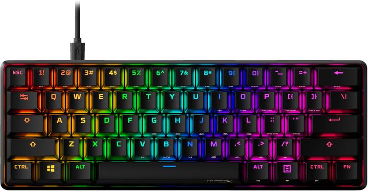 Actual product image HyperX Alloy Origins 60 - Mechanical Gaming Keyboard - HX Red (DE, Cable)