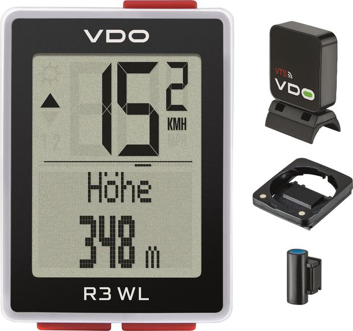 Image du produit Vdo R3 WL STS Tachymètre de vélo avec altimètre Biketacho