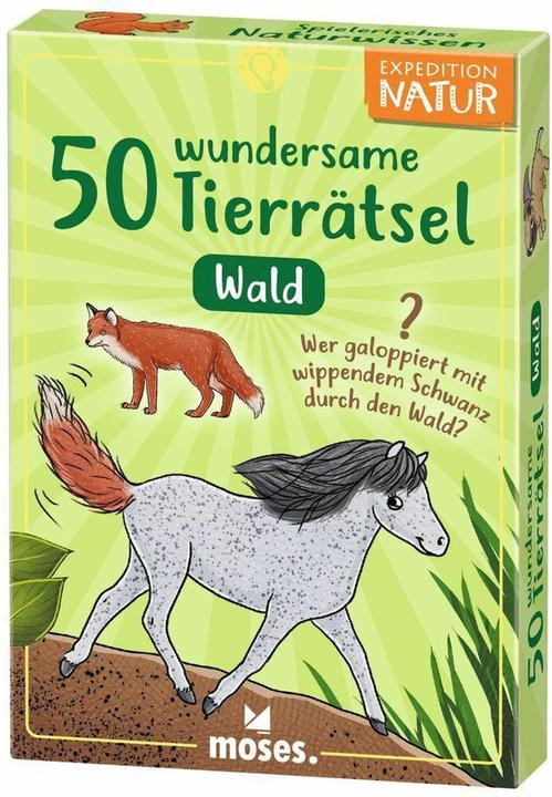 Actual product image Expedition Nature 50 animal puzzles forest 7J (German)