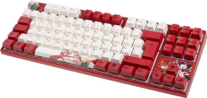 Actual product image Varmilo VEA88 Koi TKL Gaming Keyboard, MX-Brown, white LED (DE, Cable)
