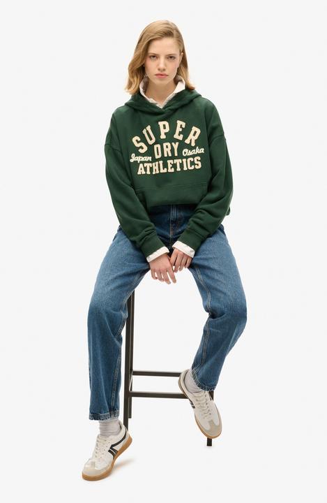 Image du produit Superdry Sweat à capuche oversize à motif appliqué Athletic Essentials