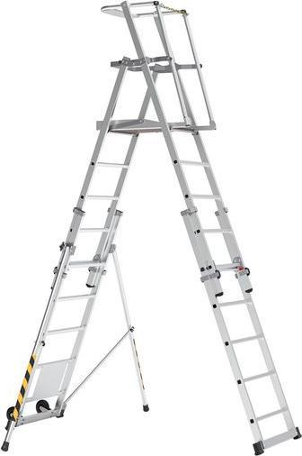 Produktbild kaiserkraft Teleskop-Plattformleiter (Trittleiter, 270 cm)