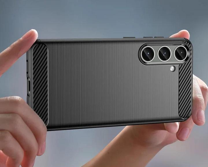 Actual product image Screenguard Carbon Brushed Soft TPU (Samsung Galaxy S24)