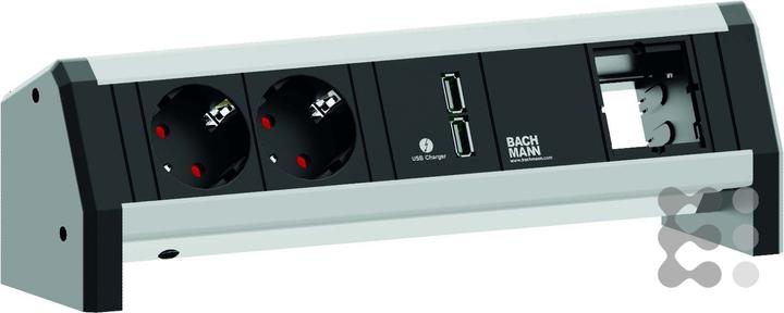 Image du produit Bachmann DESK 1 cordon d'extension (5 x, CEE 7/3)