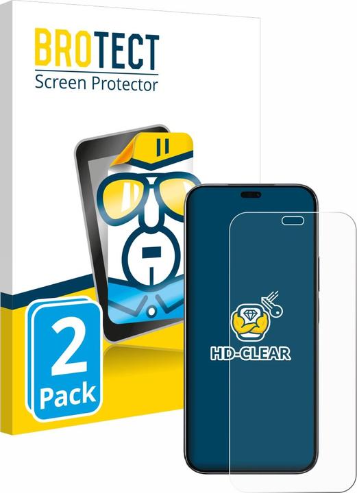 Actual product image BROTECT Screen Protector Clear (2 Piece, Honor 200 Lite)