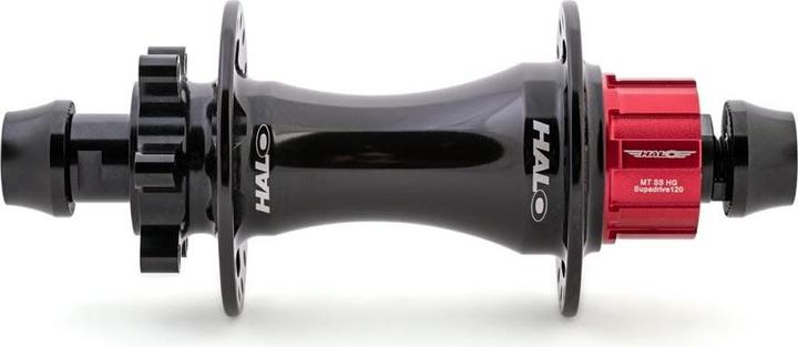 Actual product image Halo MT Supadrive Singlespeed Hub - Black (Disc brake Center lock)