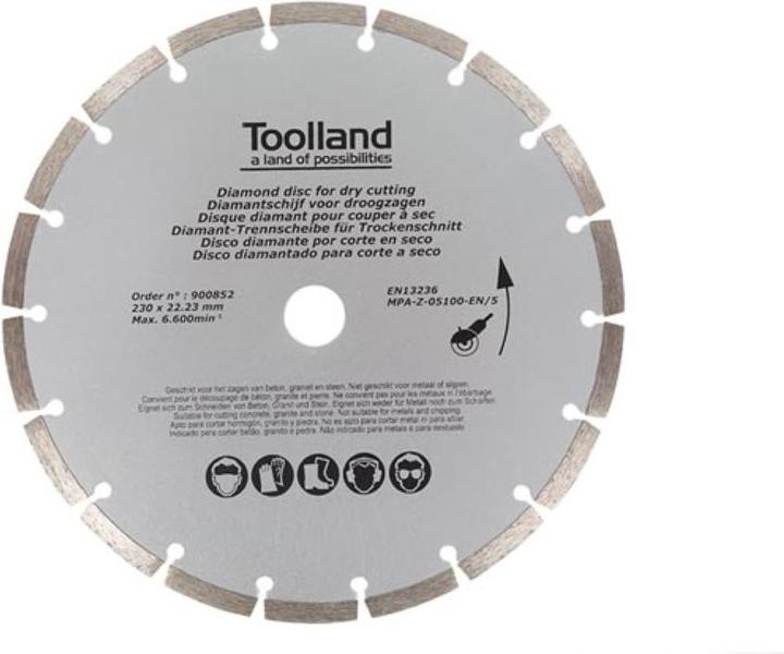 Image du produit Velleman DISQUE DE DIAMANT - 230 mm - SEGMENTÉ