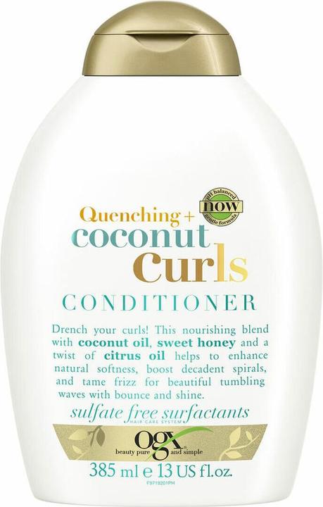 Actual product image Organix Conditioner Quenching + Coconut Curls conditioner for curly hair 385ml (385 ml)
