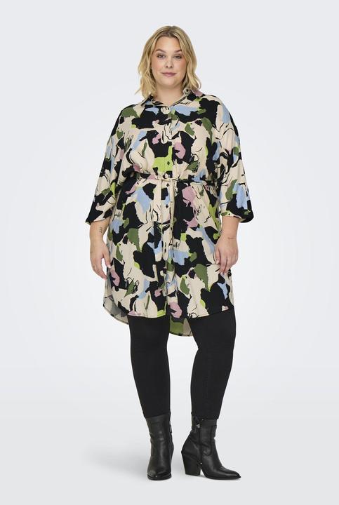 Produktbild Only CARISIDORA Midikleid Tunika mit halber Knopfleiste (48)