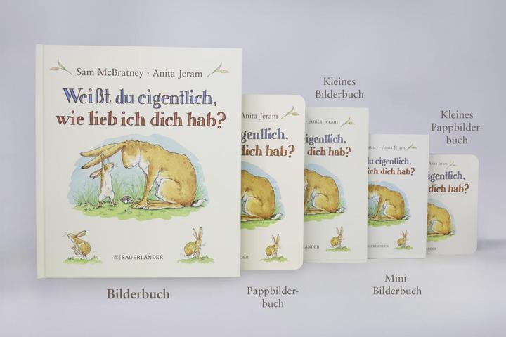 Actual product image Weisst du eigentlich, wie lieb ich dich hab? (German, Sam McBratney, 2016)