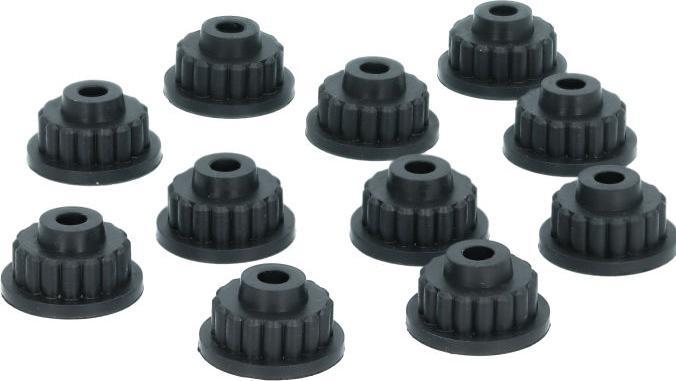 Produktbild PRO Ventilgummi Team Set=10stk. Schwarz (Pumpenkopf)