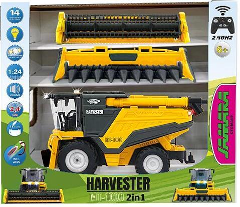 Actual product image Jamara MT-1000 combine harvester 1:24 2.4GHz wheat and maize with smoke and play grain