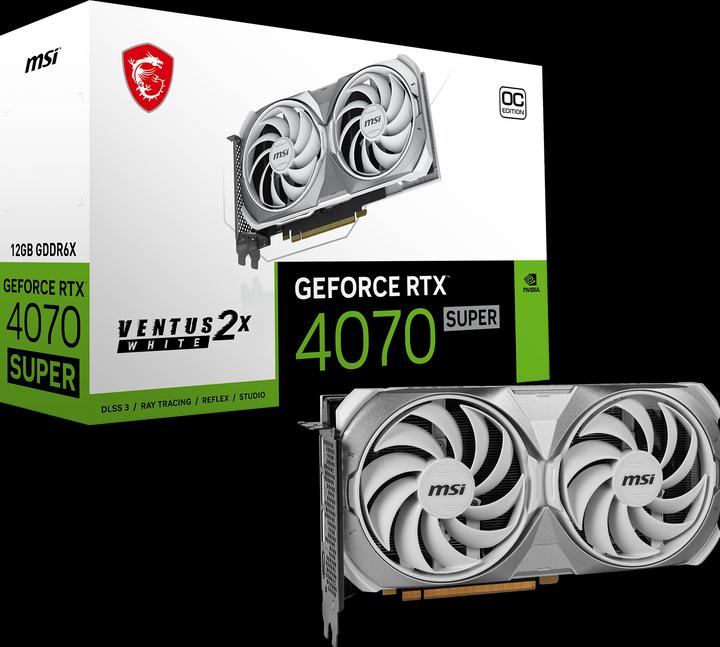 MSI GeForce RTX 4070 SUPER 12G VENTUS 2X WIT OC (12 GB)