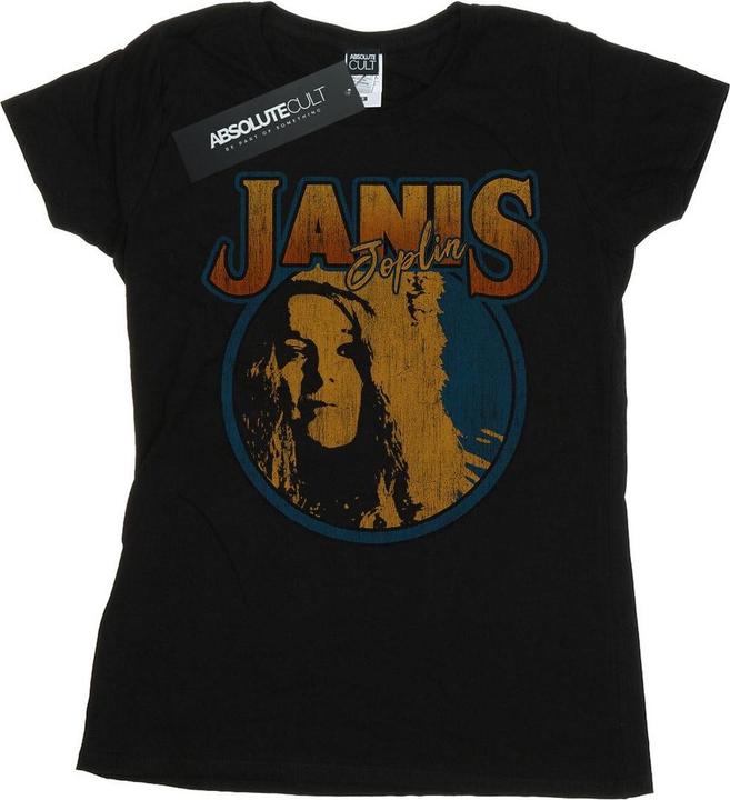 Immagine prodotto Janis Joplin Distressed Circle Maglietta Donna (M)