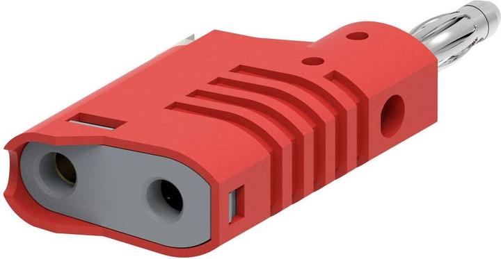 Image du produit Electro PJP 1087-CD1-R Fiche banane mâle, droite Ø de la broche : 4 mm rouge 1 pc.