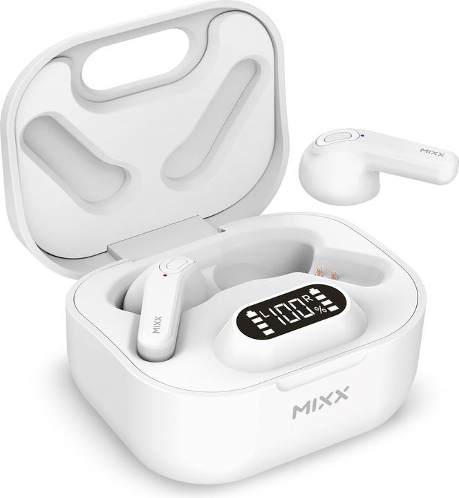 Mixx Streambuds Hybrid Charge True Wireless white (34 h, Wireless)