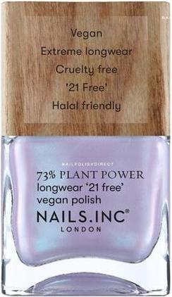 Immagine prodotto Nails Inc Smalto per unghie traspirante Plant Power Eco Glow 14ml (Eco Glow, Smalto)