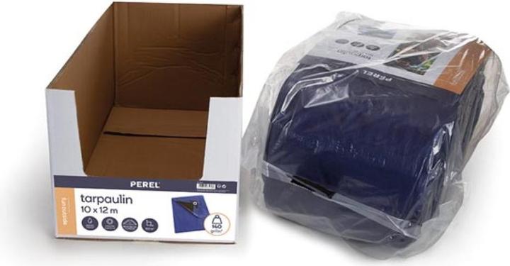 Immagine prodotto Perel Telone - Blu/Nero - Super Resistente (10 x 12 m)
