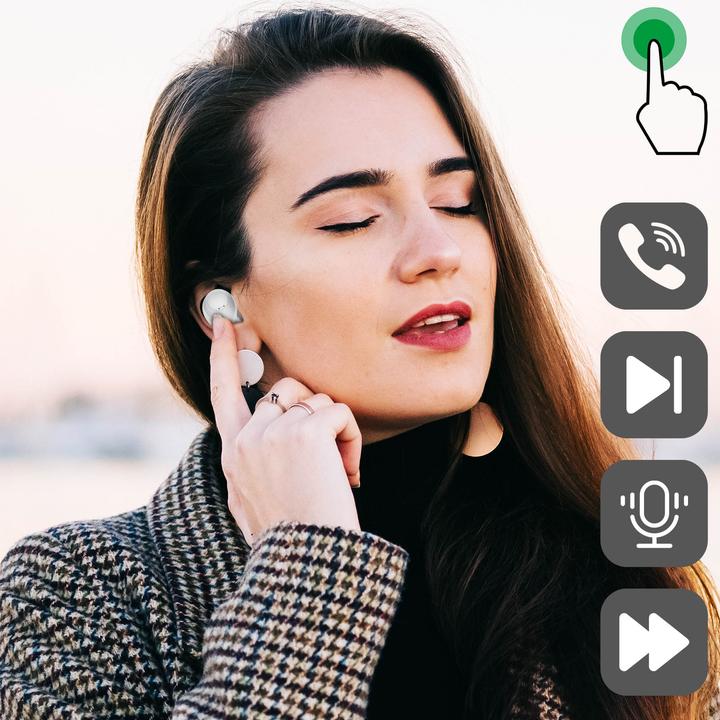 Actual product image 4smarts In-Ear Headphones Eara Core White (No noise cancelling, 4 h, Wireless)