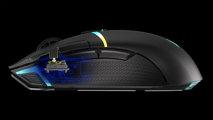 Actual product image Corsair Nightsabre (Cable, Wireless)