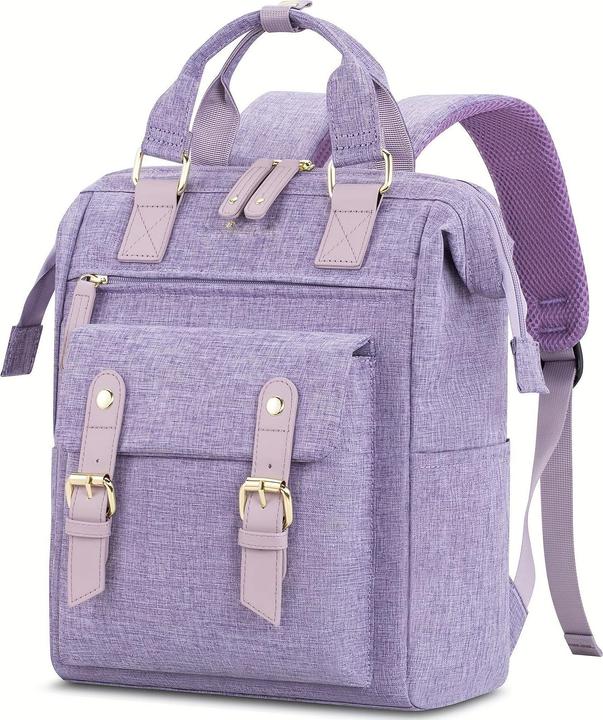 Only-Bags.Store Stilvoller kleiner Laptop-Rucksack - Modischer College Daypack mit verstellbaren Trägern, robustem