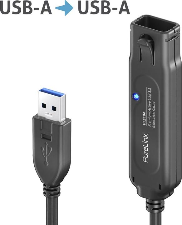 Actual product image Purelink USB 3.0 extension cable DS3100-150 15 m (15 m, USB 3.1)