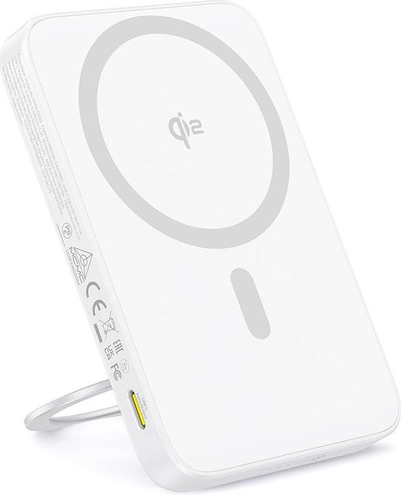 Actual product image Baseus magnetic powerbank with stand PicoGo Qi2 5000mAh 20W (5000 mAh, 20 W)