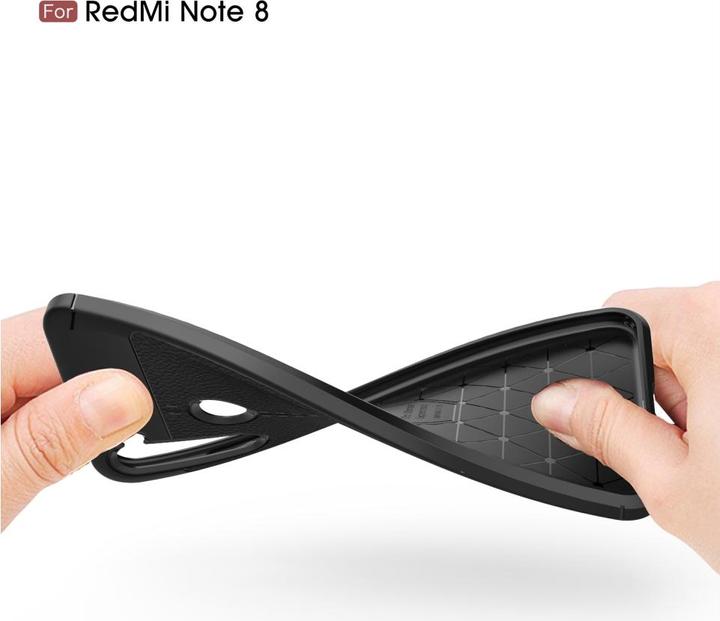 Produktbild Screenguard Xiaomi Redmi Note 8 Hülle Leather Design TPU Cover (Xiaomi Redmi Note 8)