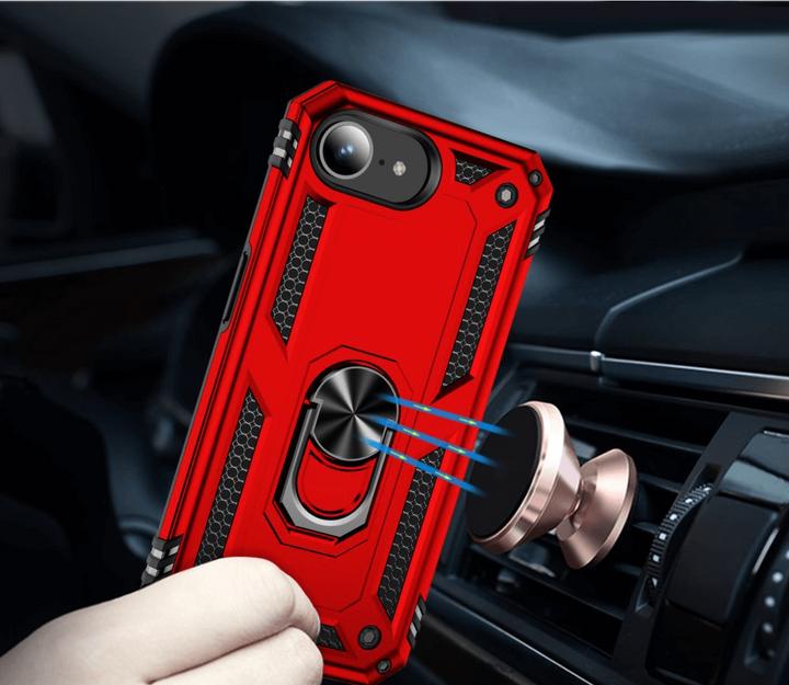 Actual product image Cover-Discount iPhone 16e - Robustes Back Cover mit Kickstand (Apple iPhone 16e)