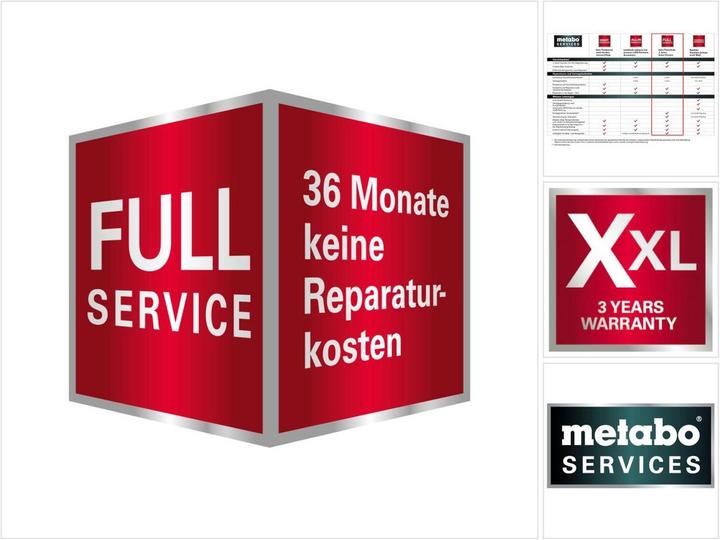 Produktbild Metabo Full Service Code Karte 3 Jahre Rundum Schutz ( 144207090 ) Preisgruppe 1