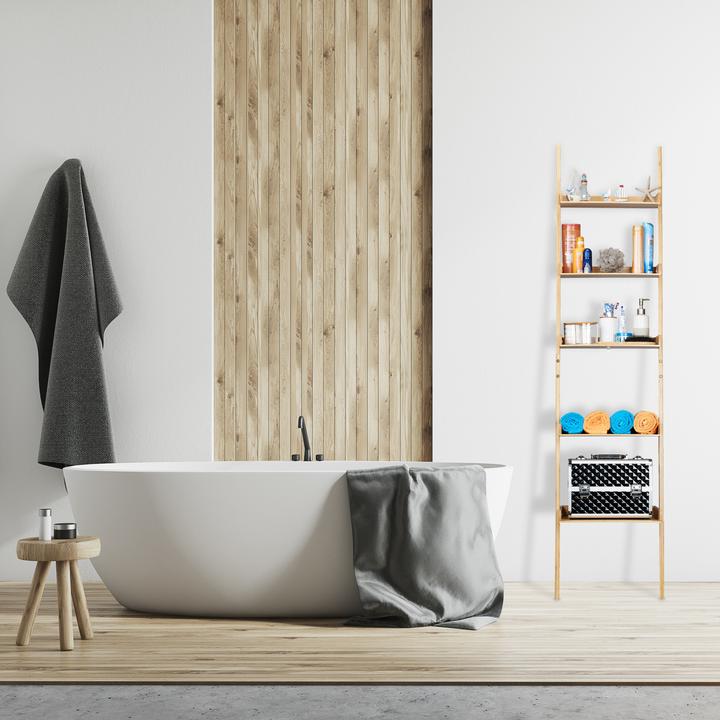 Produktbild Relaxdays Leiterregal (45 x 40 x 190 cm)