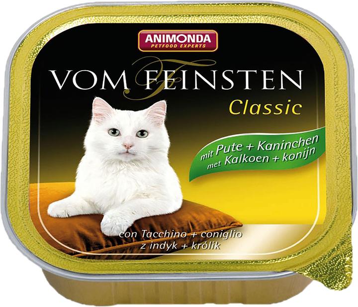 animonda Vom Feinsten Adult mit Pute & Kaninchen (Adult, 1 Stk., 100 g)