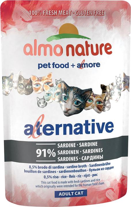 Immagine prodotto Almo Nature Alternativa sardina adulta (Adulto, 1 pz., 55 g)