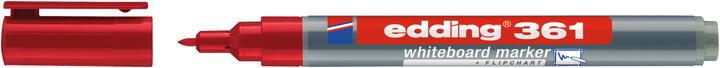 Edding Whiteboard-Marker 361 (Rot, 1 mm, 1 x)