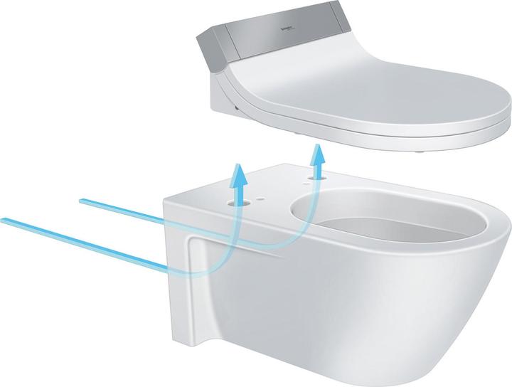 Produktbild Duravit Wand-WC STARCK 2 tief, 375x620mm, SensoWash weiss WG
