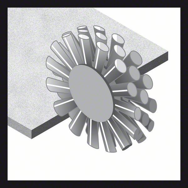 Image du produit Bosch Professional Zubehör Brosse circulaire PRO Stainless Steel clean, tige droite, 50 x 0,2 mm