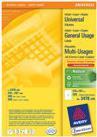 Actual product image Avery Universal labels