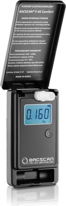 Produktbild Bacscan F-45 COMFORT electrochemical breathalyzer