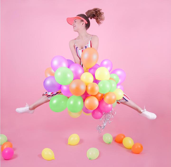 Produktbild Partydeco Neon-Ballons 25cm (5St.) (5 x)