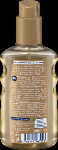 Actual product image dm Sundance Bräunungsölspray (Self tanning oil, 200 ml)