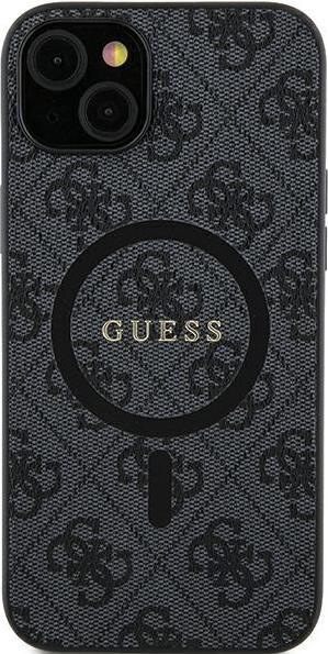 Immagine prodotto Guess custodia per S24 Ultra S928 GUHMS24LG4GFRK hardcase 4G Collection Leather Metal Logo MagSafe nero (Samsung Galaxy S24 Ultra)