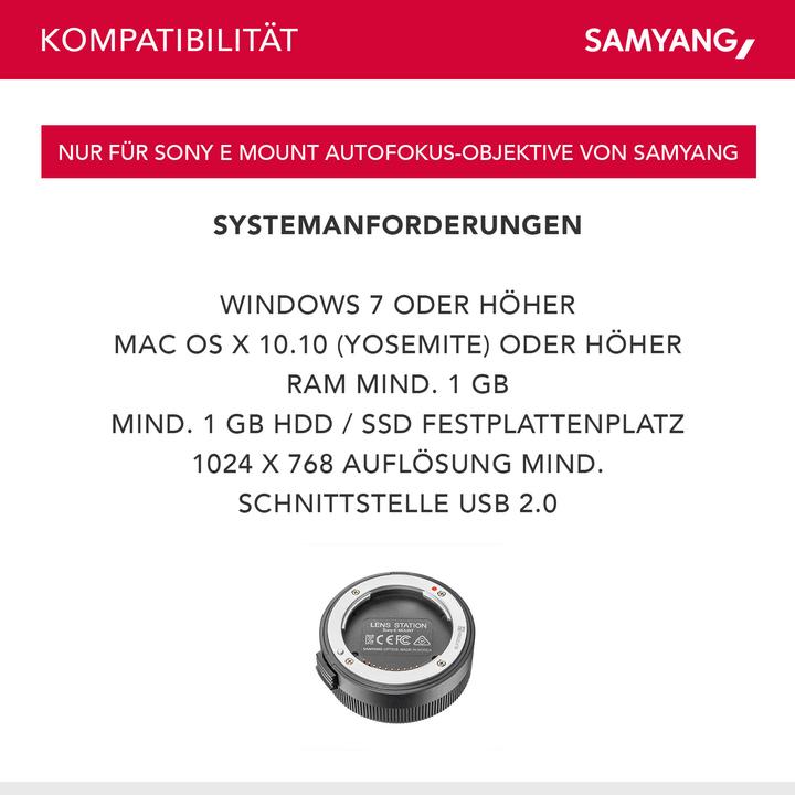 Produktbild Samyang Lens Station