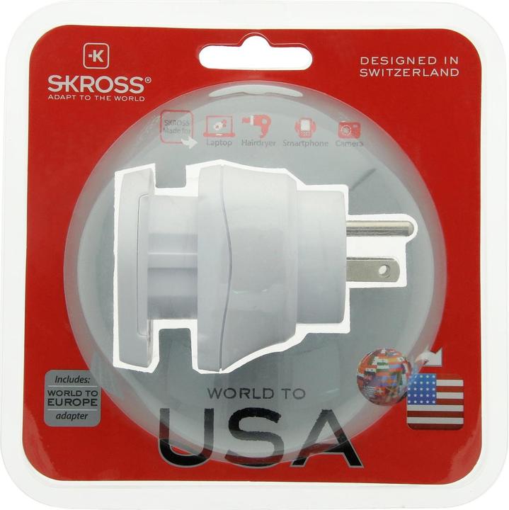 Actual product image Skross Travel adapter CA W to EU