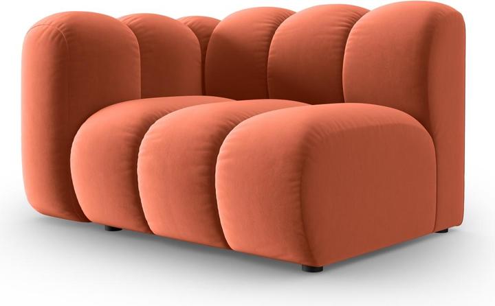 Actual product image Micadoni Velvet Modul Left, "Lupine", 1 Seat, 115x95x70Made in Europe (2 person sofa, 3-seater, 4-seater)