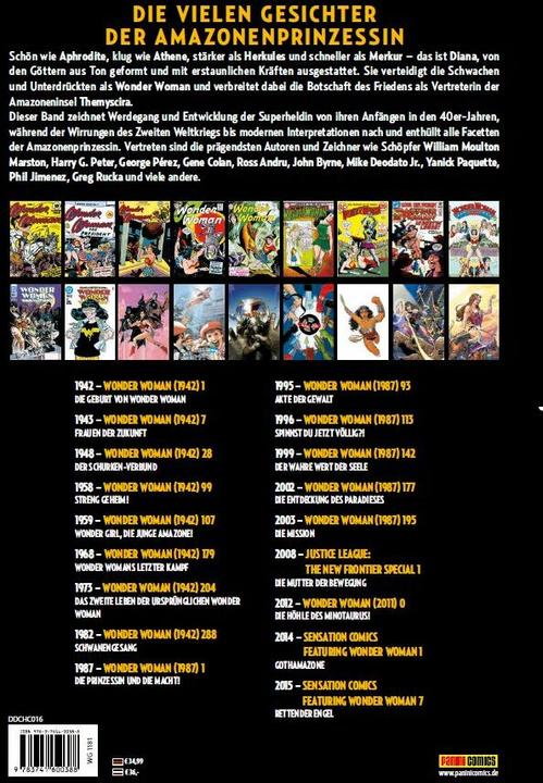 Produktbild Panini Wonder Woman Anthologie (Deutsch, William Moulton Marston, 2017)