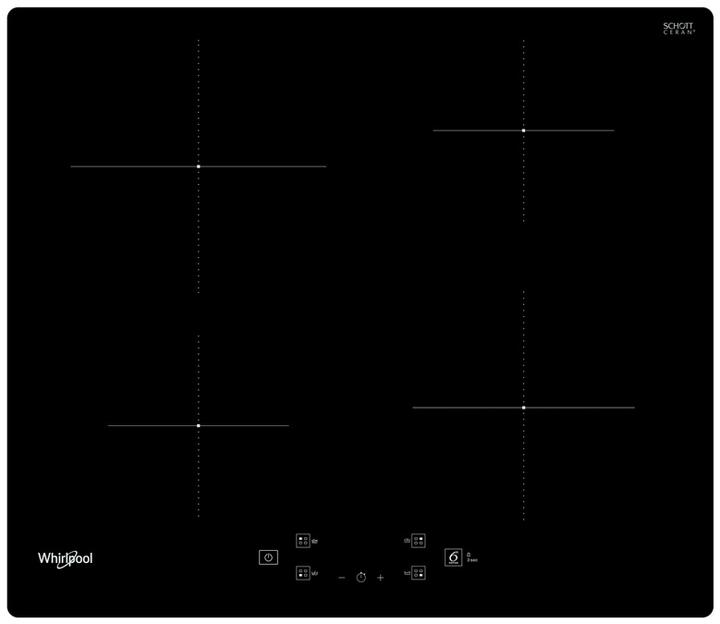 Produktbild Whirlpool WS Q2160 NE Integriert Zonen-Induktionskochfeld 4 Zone(n)