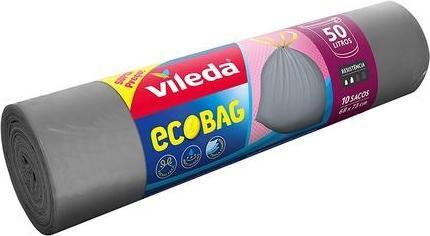 Image du produit Vileda Sacs poubelle SUPER+ 50,0 l gris, 10 pcs. (1 x, 50 l)