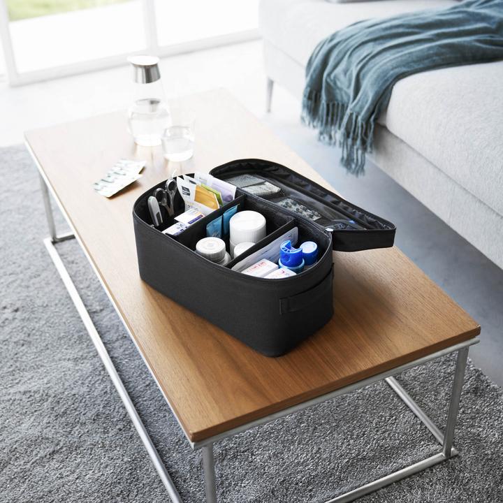 Actual product image Yamazaki Storage bag with dividers TOWER (8 l)