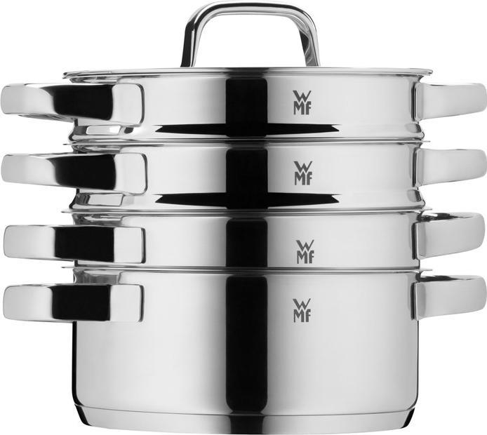 Produktbild WMF Compact Cuisine Kochgeschirr-Set (24 cm, Pfannenset + Topfset, Edelstahl)