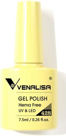 Venalisa Gellack 428 UV/LED (Pastell gelb, UV-Gel Lack)